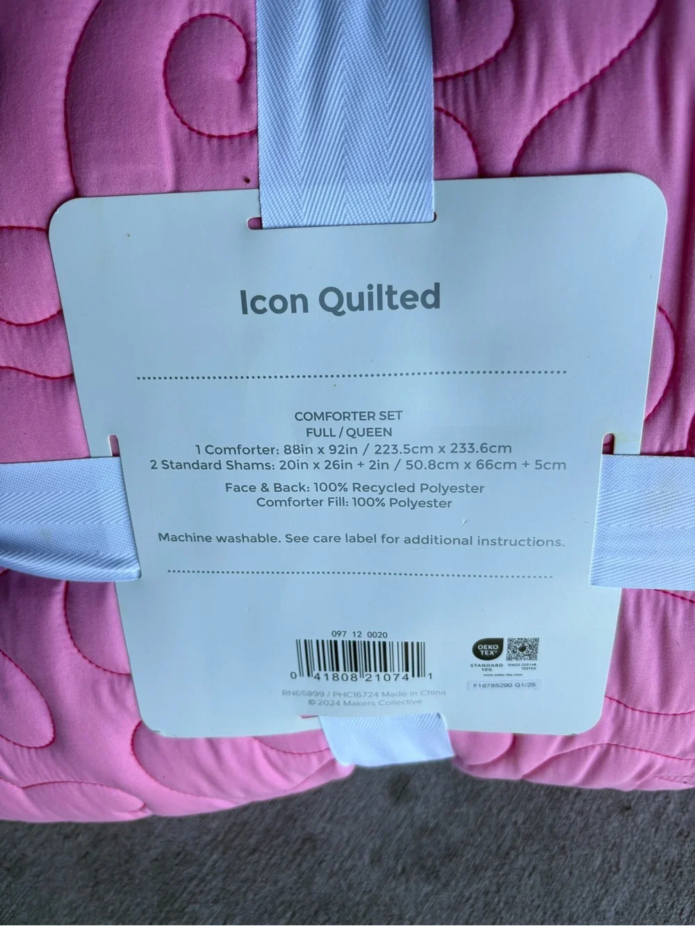 Teen Home Pink Icon Quilted Comforter Set - Full/Queen